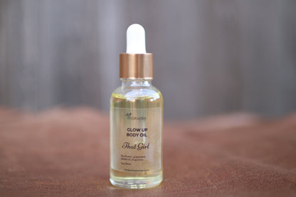 glow up body oil that girl frobelle naturale 