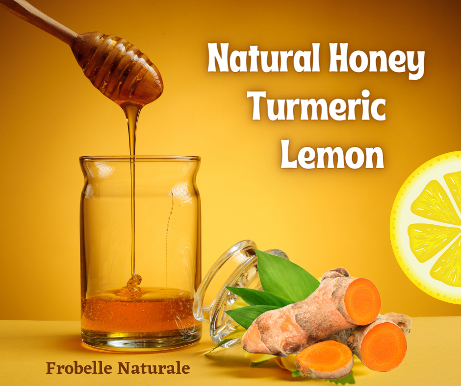 natural honey turmeric lemon frobelle naturale
